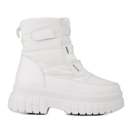Doposci da donna con velcro Shelovet bianco