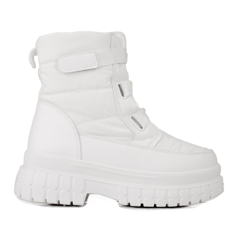 Doposci da donna con velcro Shelovet bianco bianca