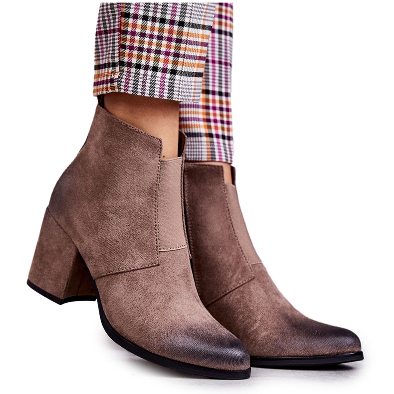 PL4 Stivaletti classici in camoscio La.Fi 260035DTA-SU Beige