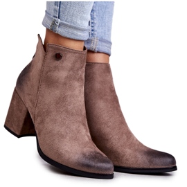 PL4 Stivaletti in camoscio da donna La.Fi 260039DTA-SU Beige