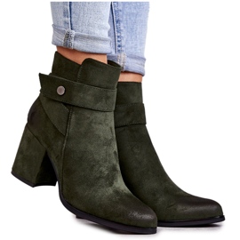 PL4 Stivaletti in camoscio da donna La.Fi 260041BGR-SU Verde