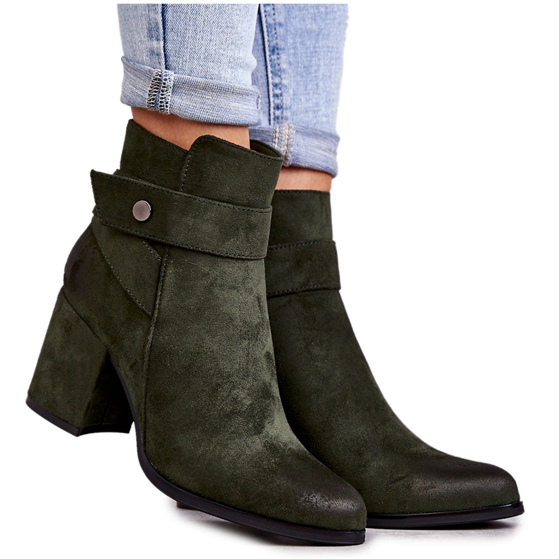 PL4 Stivaletti in camoscio da donna La.Fi 260041BGR-SU Verde