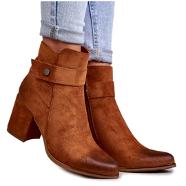 PL4 Stivaletti in camoscio da donna La.Fi 260041C-SU Camel marrone