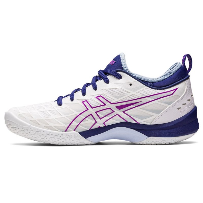Scarpe da pallamano Asics Blast Ff 3 W 1072A080 100 bianca