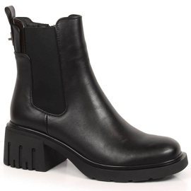 Stivali neri da donna Stivali Jodhpur, isolati neri Filippo PAW375 nero