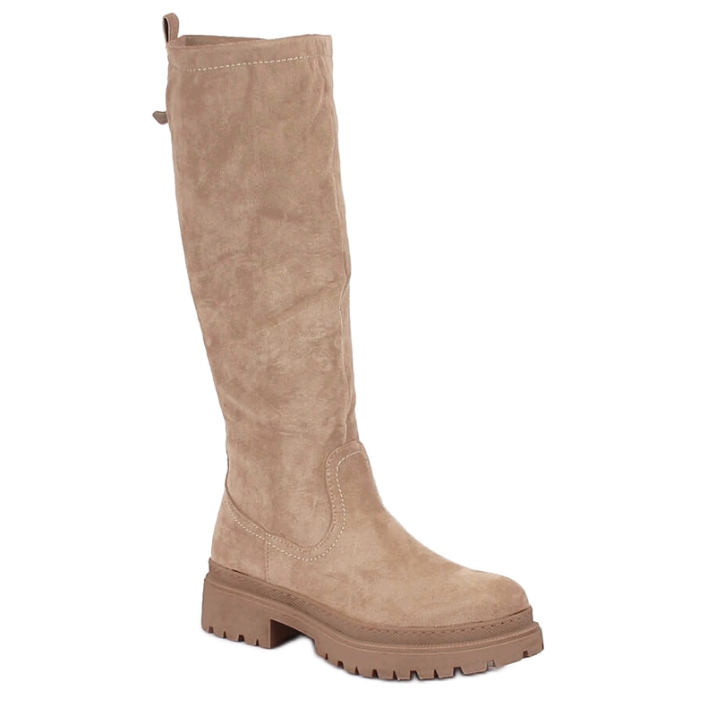 Stivali caldi da donna beige worky eVento EVE369B