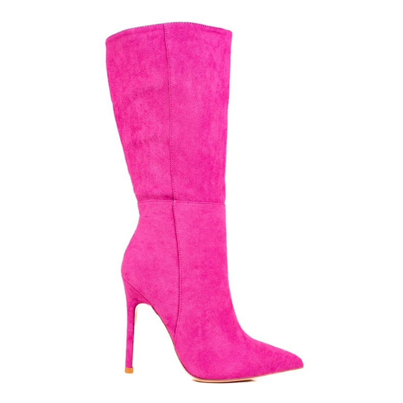 Stivali da donna su pin Shelovet rosa