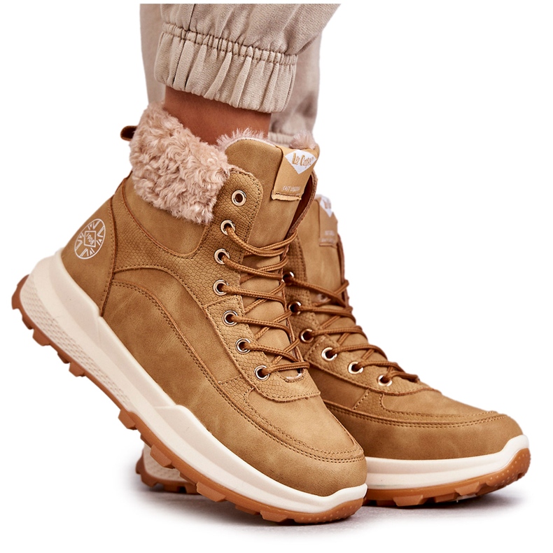 Stivali caldi Trappers Lee Cooper LCJ-22-44-1361L Beige