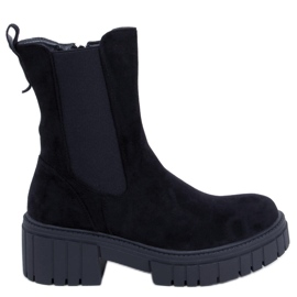 Stivaletti Chelsea con tomaia alta Colbie Black nero