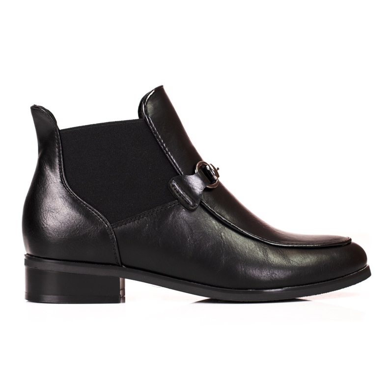 Stivali da donna Jodhpur tacco Vinceza nero