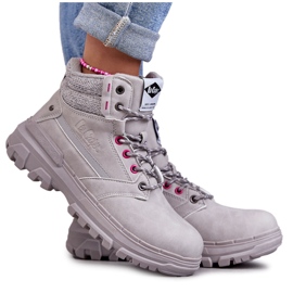 Stivali caldi da donna Lee Cooper LCJ-22-01-1373 grigio