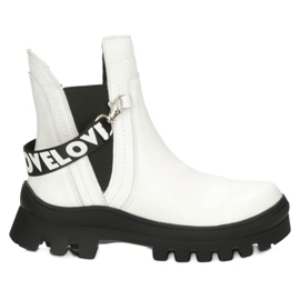 Stivali da donna da donna -up stivali filippo dbt3927 bianco