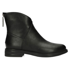 Stivaletti in pelle Stivali Jodhpur Filippo DBT4077 nero
