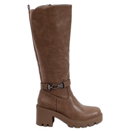 PA1 Stivali da equitazione Braxton Khaki marrone