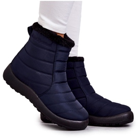 Stivali da neve caldi da donna blu navy Mezyss