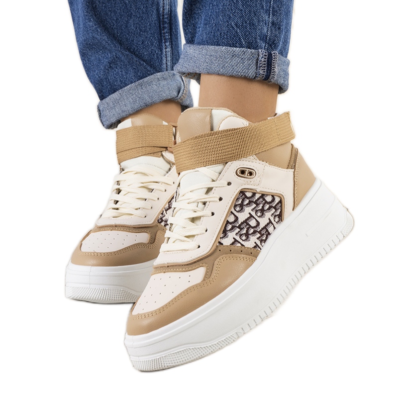 Sneakers alla caviglia di Adolis beige