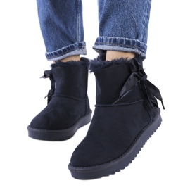 Doposci blu navy con fiocco Lachance
