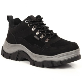 Stivali neri da donna con pile Big Star KK274364 nero