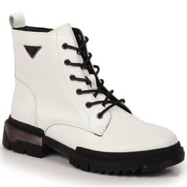 Stivaletti da donna bianchi in pelle isolante Filippo PAW377A bianco