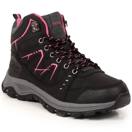 Scarpe da trekking alte da donna McKeylor nere nero