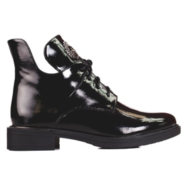 Stivali da donna Shelovet con cut-out nero