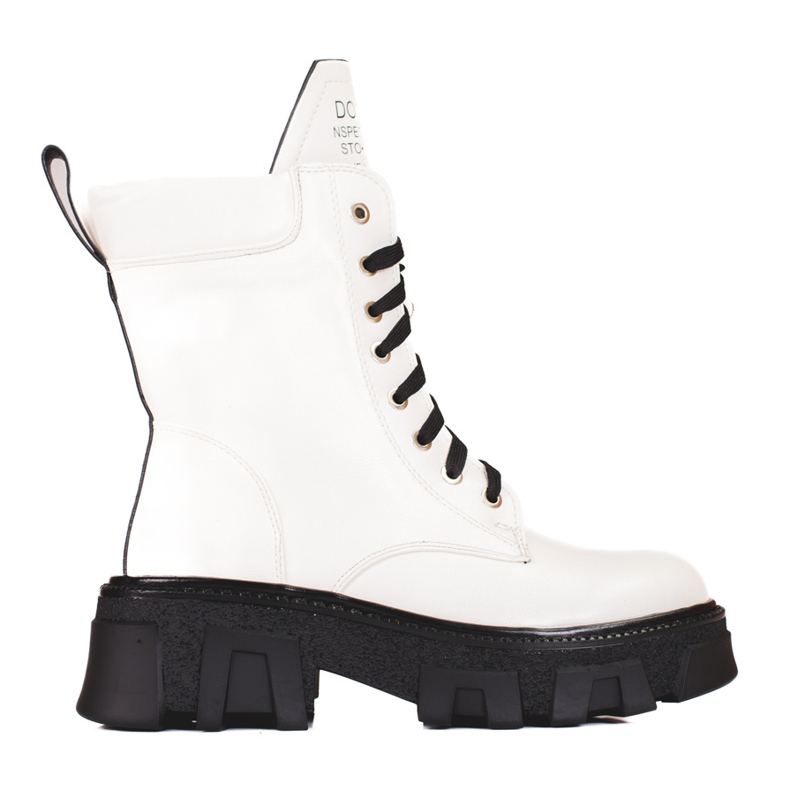 Borse stringate da donna con protezione Shelovet bianca