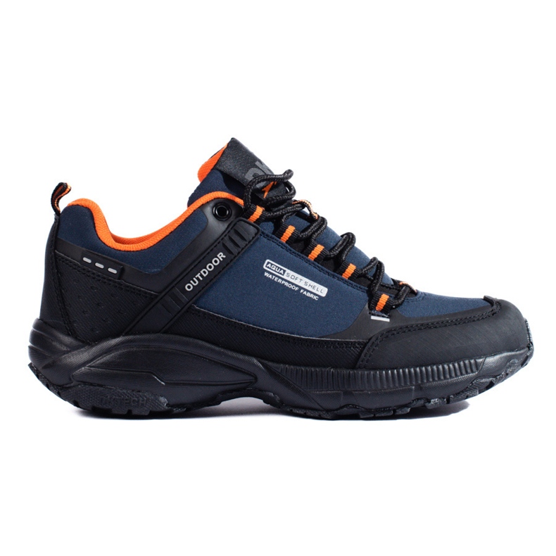 Scarpe da trekking outdoor da donna DK blu navy e nere nero