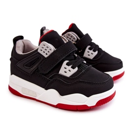 Scarpe Sportive in Pelle per Bambini Marisa Nere e Rosse nero