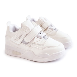 FR1 Scarpe Sportive Bambini in Pelle Bianche Marisa bianca