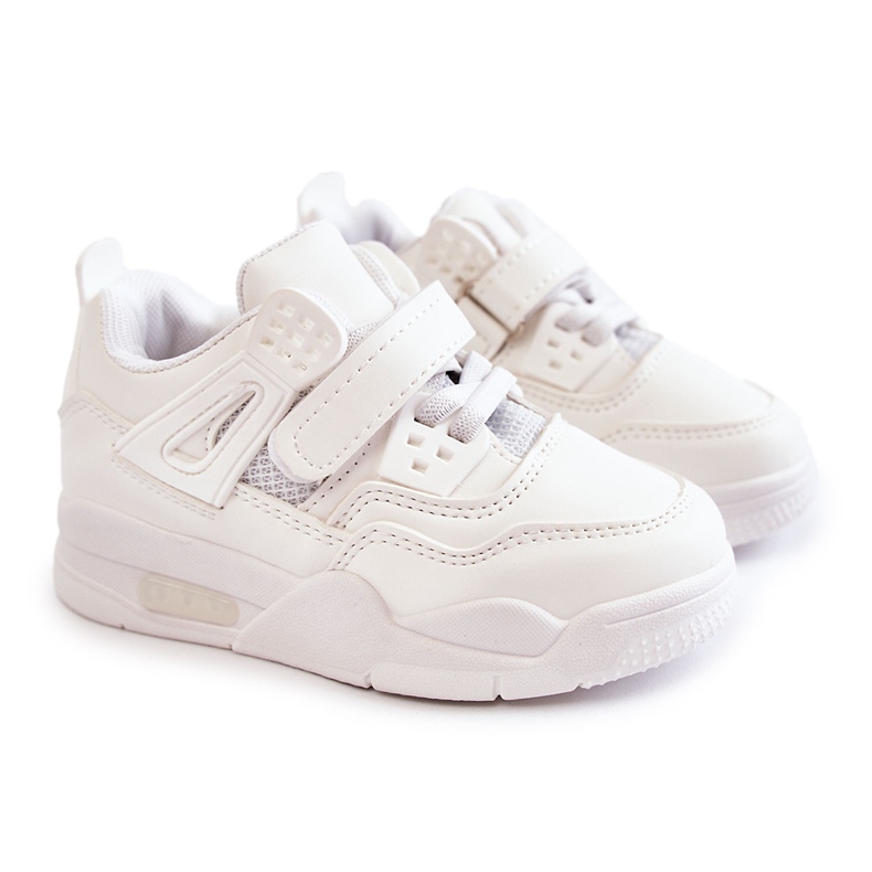 FR1 Scarpe Sportive Bambini in Pelle Bianche Marisa bianca