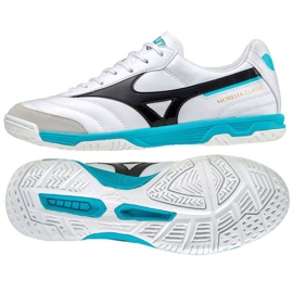 Mizuno Morelia Sala Classic In M Q1GA220209 scarpe da calcio bianco bianco