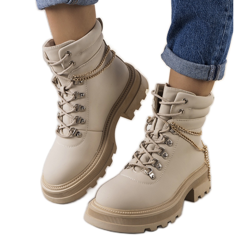 Scarpe da trekking da donna Zezig beige