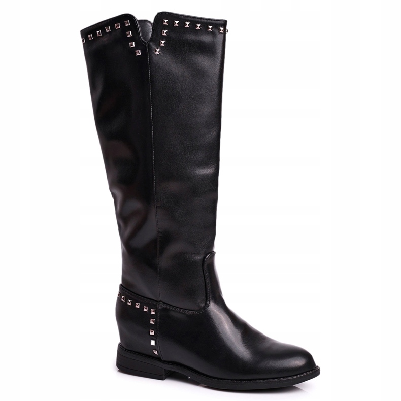 PS1 Stivali con zeppa isolati da donna Black Jets Karla nero