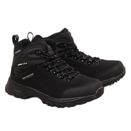 Scarpe da trekking impermeabili da uomo Black American Club nero