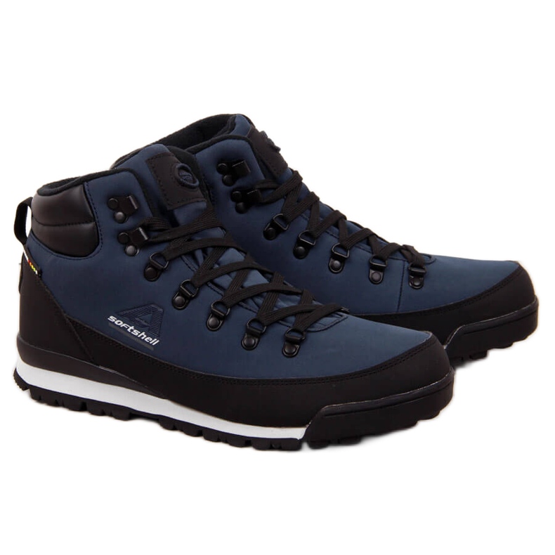 Scarpa da trekking impermeabile riscaldata blu navy American Club
