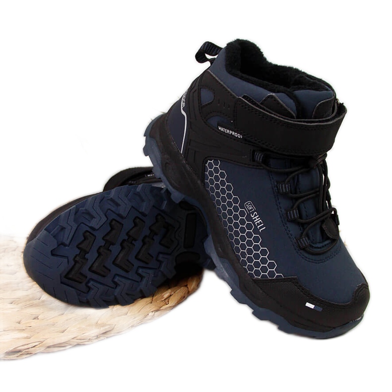 Doposci impermeabili da ragazzo blu navy American Club