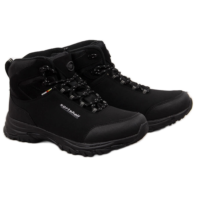 Scarpe da trekking imbottite impermeabili Black American Club nero