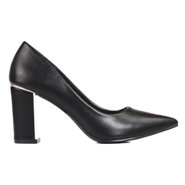 Décolleté nere da donna su un palo Shelovet alto nero
