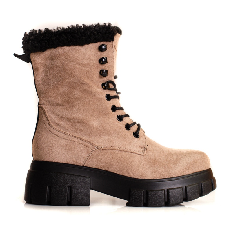 Shelovet da donna isolato, beige