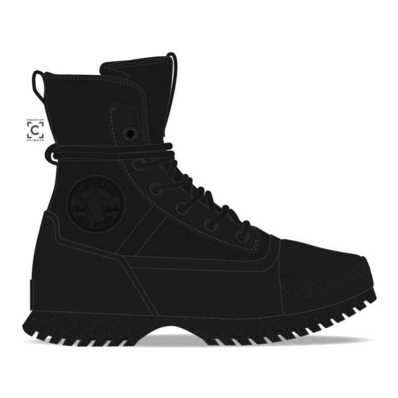 Scarpe Converse Chuck Taylor All Star Lugged 2.0 Counter Climate W A00909C nero