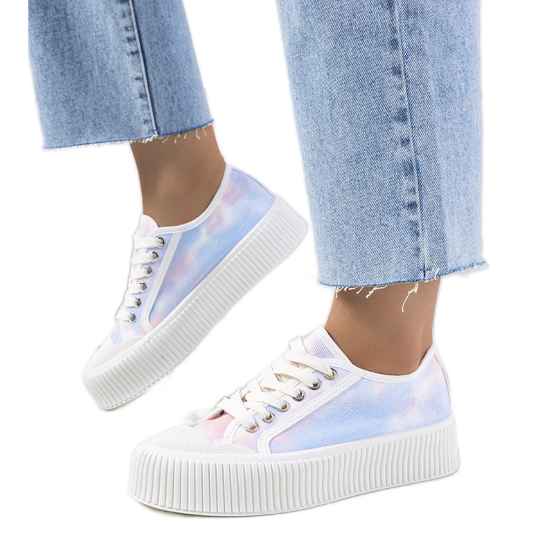 Sneakers da donna Steen blu e rosa