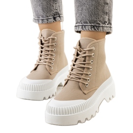 Sneakers Roxo marroni marrone cachi verde