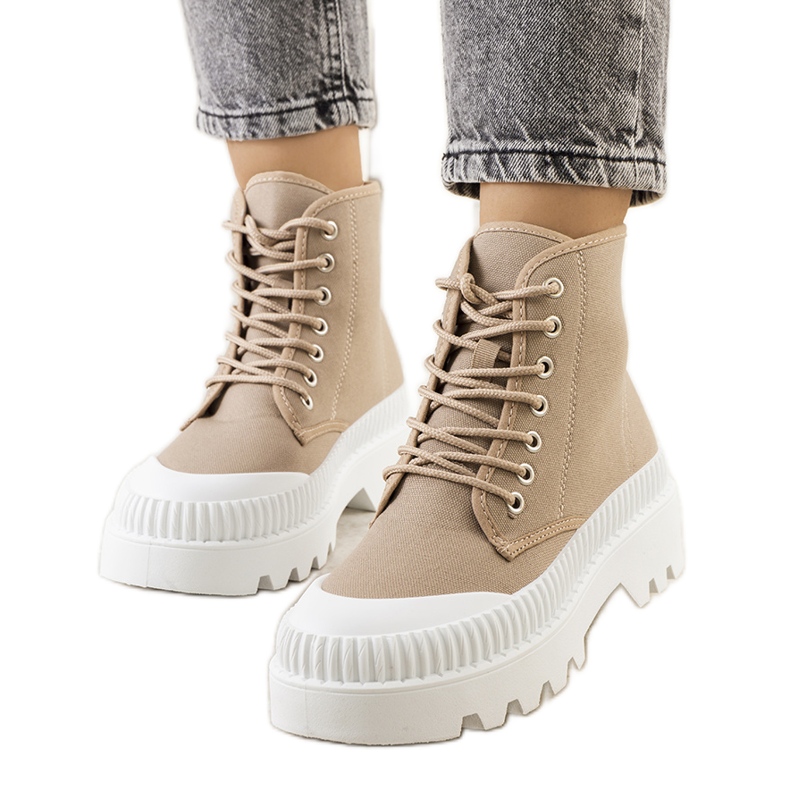 Sneakers Roxo marroni marrone cachi verde