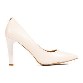 Décolleté beige da donna