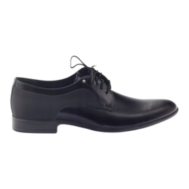 Tur Scarpe da uomo in pelle classica 296 nero