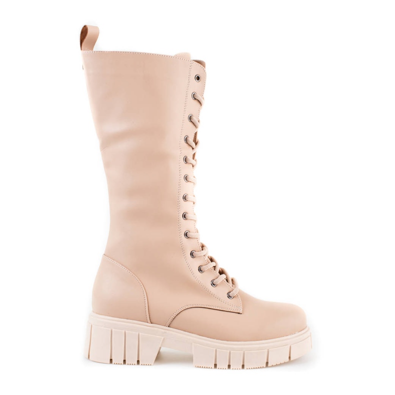 Stivali stringati da donna di Sokolski beige