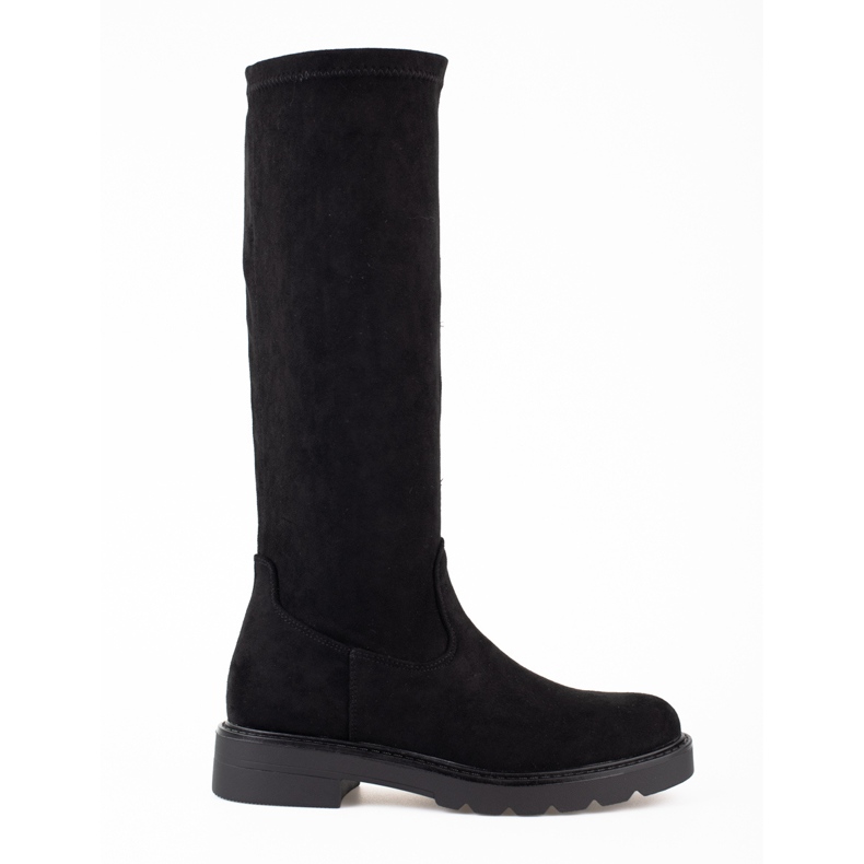 Stivale da donna in camoscio Shelovet nero