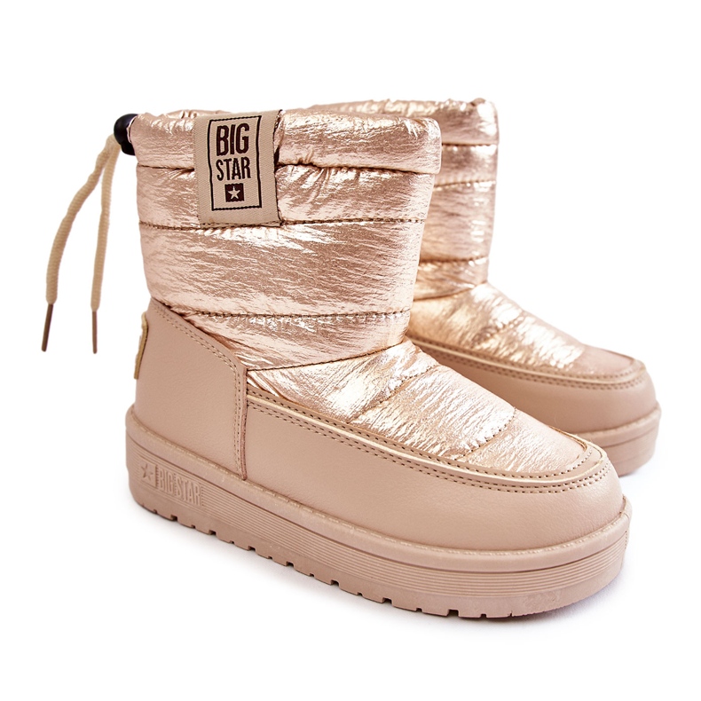 Doposci per bambini Big Star KK374221 Beżowo-Złote beige