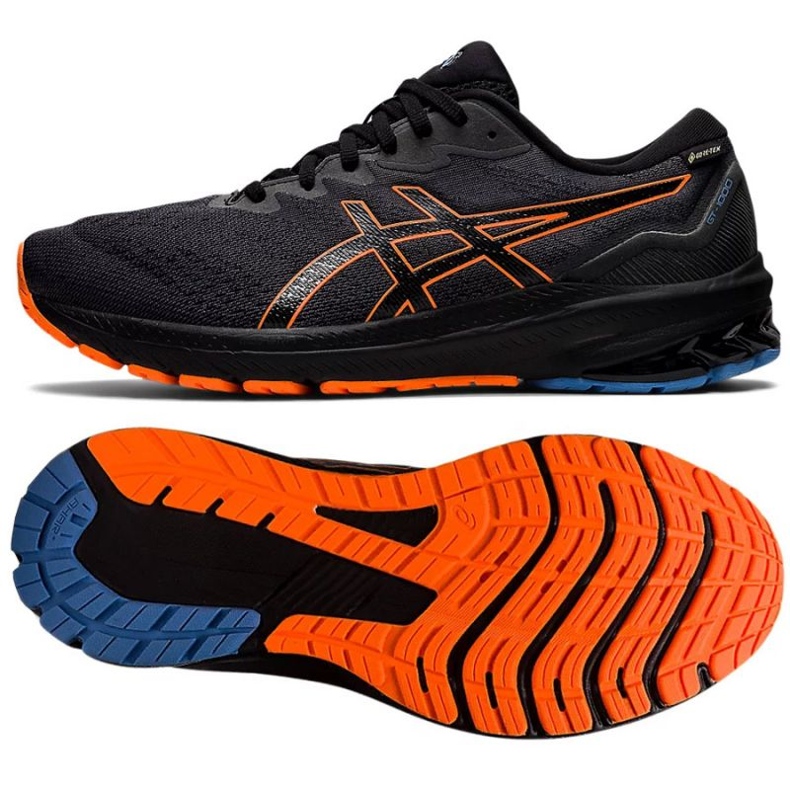 Asics GT-1000 11 Gtx M 1011B447 001 scarpe da corsa nero