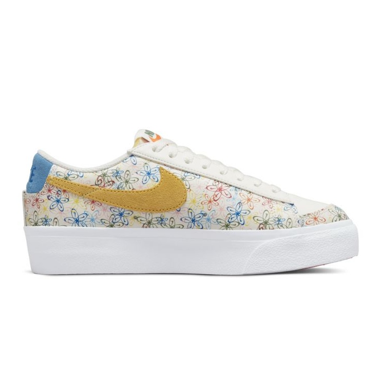 Nike Blazer Low Platform W DV3210-100 bianco multicolore